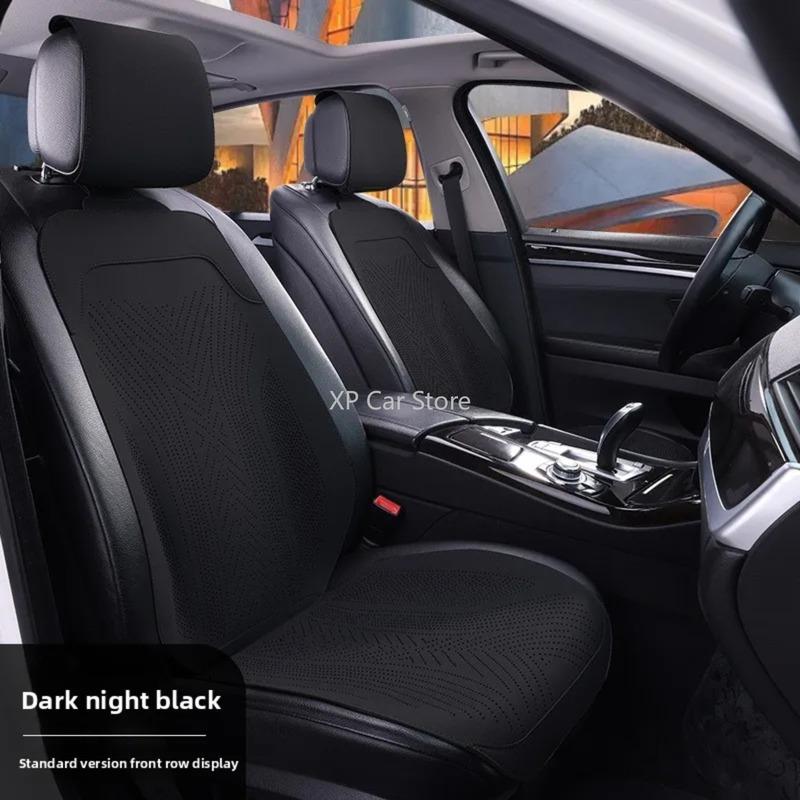 Universelle Allwetter-Autositzbezüge Atmungsaktives Wildleder-Sitzpolster Anti-Rutsch-Schutzpolster Luxusauto Ultra-dünne Wildleder-Sitzbezüge