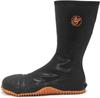 Rikioh Waterproof Rubber Tabi Socks with Zipper, Steel Core, Black, Toe Crotch, and Side Reinforcement, GT-02S (Medium)