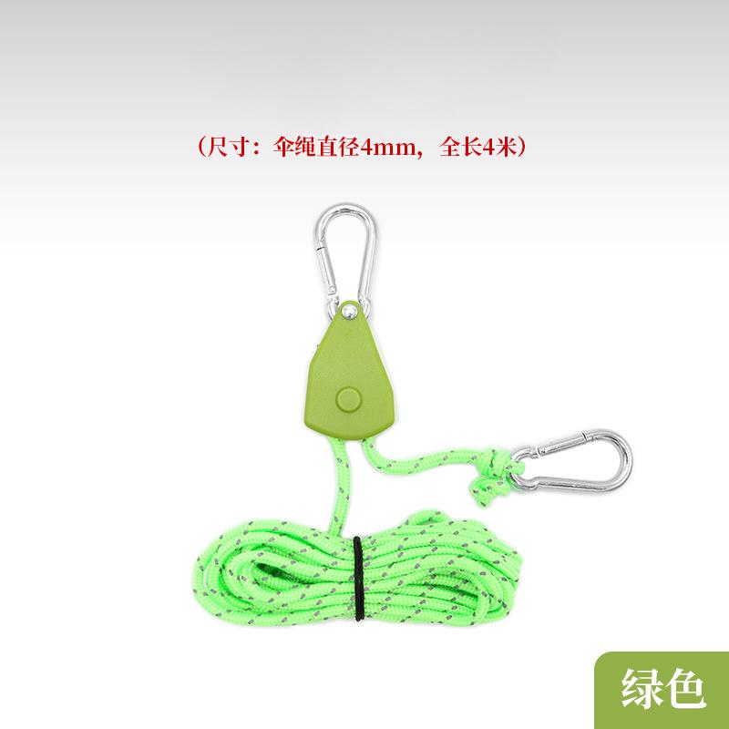 

1 шт. Длина 157,48 дюйма, регулируемые 8-дюймовые усиленные вешалки, подвесной храповой механизм для палатки, лампы для выращивания растений, трос, храповой механизм, вешалка, шкив, крюк зелёный