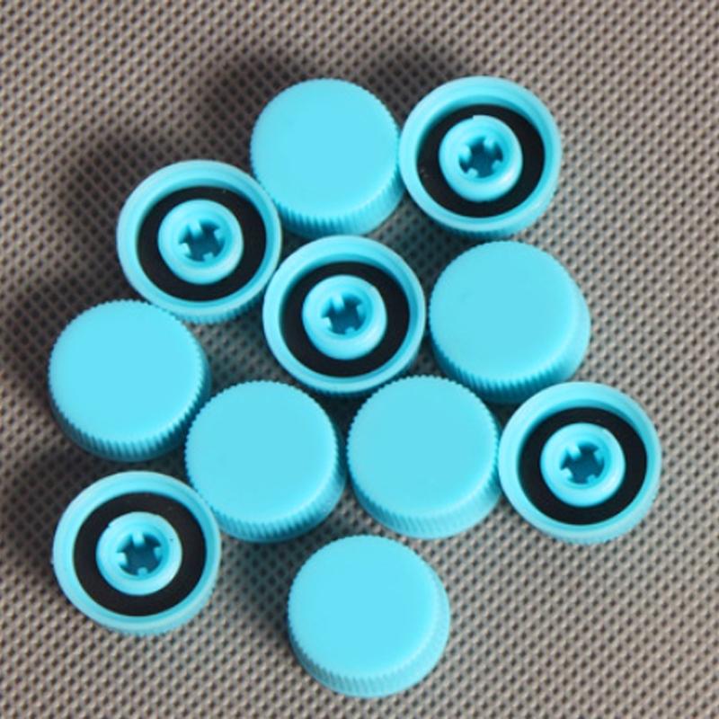 Replacement Valves Caps for Car Air Conditioning Leakproof R134a AC System Charging Port Caps Dust Cover Auto Accessory