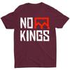 No Kings Protest Vertical Sign Nope Simple Bold Crown Tees Unisex T-Shirt