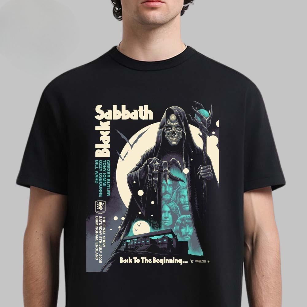 Black Sabbath Graphic Cotton T-shirt Unisex Summer Short Sleeve Fashion Brand Tee Luxury Casual Vintage Retro Tops