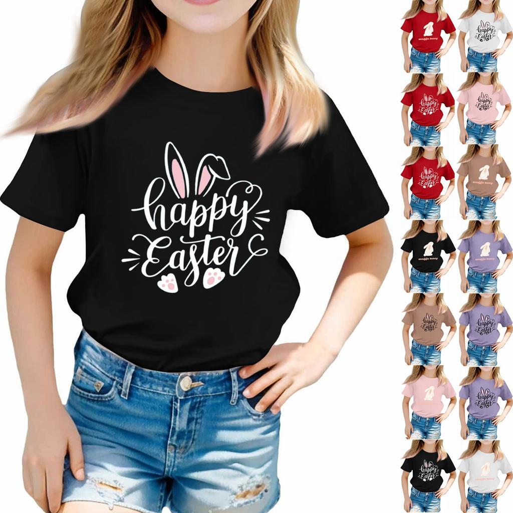 Batolecí dívčí a chlapecká trička, dětský top, chlapecké a dívčí tričko s potiskem a krátkým rukávem, 1-12 let