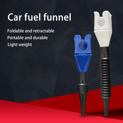 Retractable Filling Funnel Useful Detachable Car Motorcycle Refueling Filter Accessories Petrol Supply