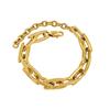 Elegant Mouth-Shaped Titanium Steel Necklace & Bracelet Set - Japanese Korean Style