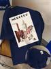 Vintage Morocco Cityscape Graphic Tee for Unisex Breathable 100 Cotton Perfect for Summer Streetwear and Travel Inspired Style