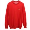 CHEMISE LACOSTE 80s 70s French Wool Blend Frelaco Vintage Long Sleeve Sweater Men's Used
