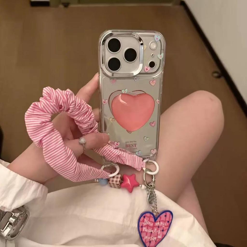 Korean mobile phone case temperament ins female suitable for 1617pro1517 apple love Korean promax1615