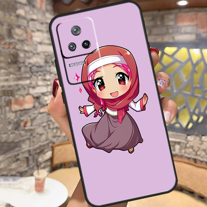Muslim Arabic Hijab Girl Case For Xiaomi 14T Pro 13T 11T 12T 13 14 15 Ultra POCO X6 X7 Pro X3 X5 M6 F5 F6 Pro Cover