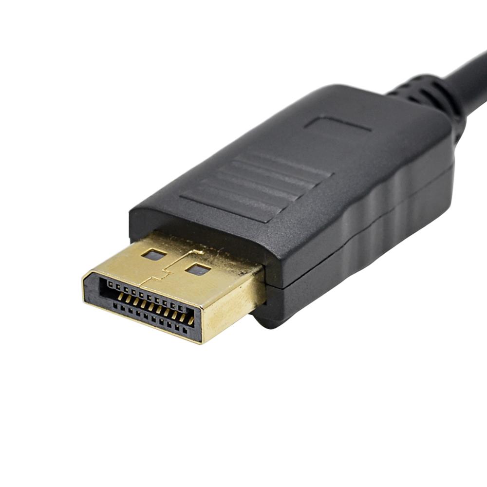 

Big DisplayPort Male to VGA Female Converter Adapter Cable Black