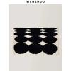 Bathroom Floor Mat Household Absorbent Foot Mat Toilet Washable Door Mat Simple Striped Imitation Cashmere Floor Mat
