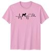 Akita Dog Heartbeat TShirt Gift For Him And Her