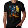 Electric Blues Joe Bonamassas Musical Aura TShirt All Match Basic Short Sleeve Top
