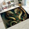 Magic Dragon Mythology Art Chinese Loong Cartoon Rug for Bedroom Living Room Sofa Home Doormat Decor, Large Non-slip Floor Mat