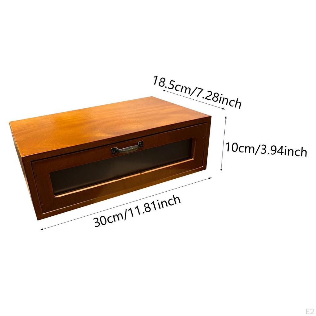 Cosmetic Storage Box with Desktop Organizer and Monitor Stand