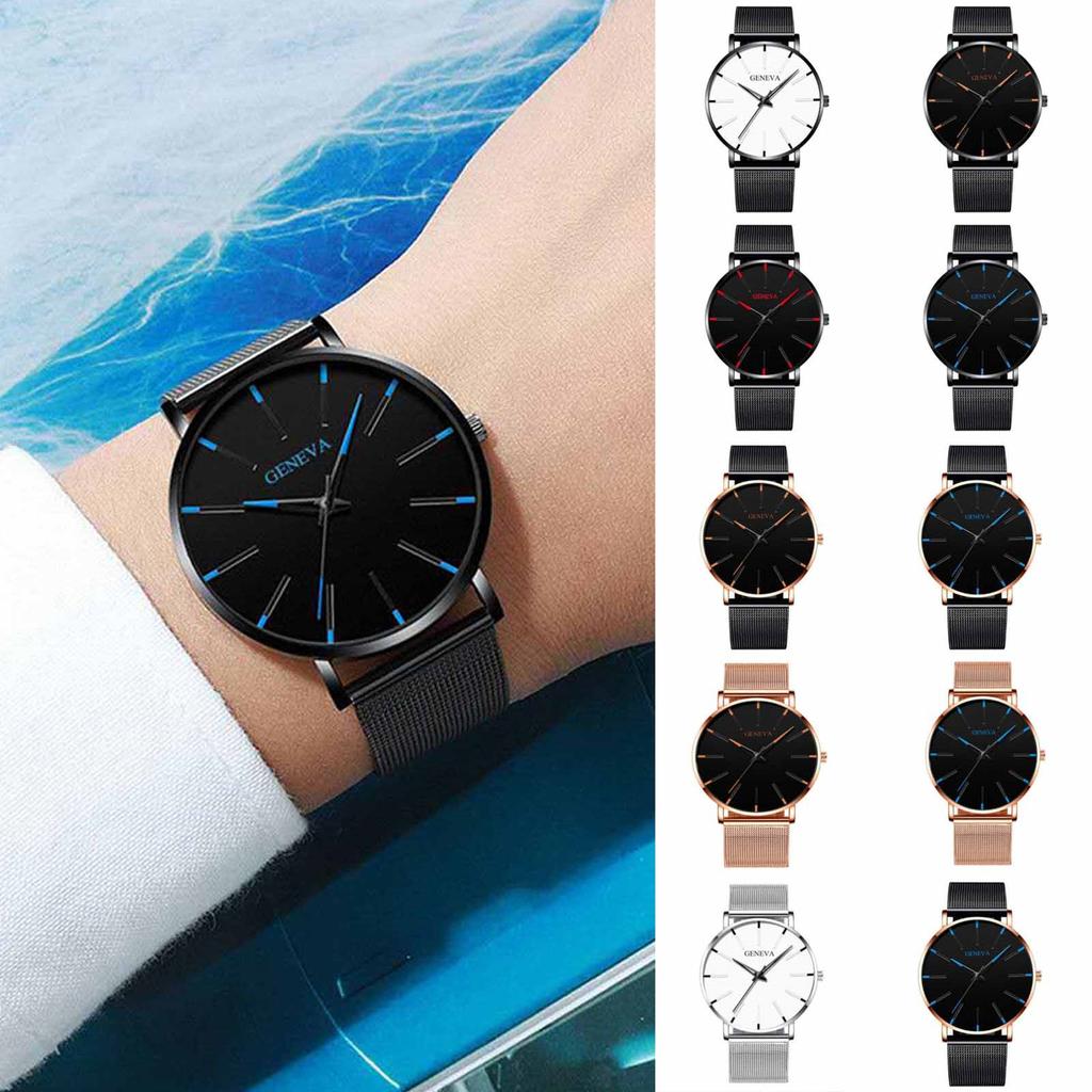 Men's Waterproof Luminous Running Alarm Clock Watch