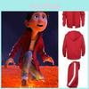 Moletom Vermelho Vibrante Coco Miguel Suéter Casaco de Caxemira Com Design Espessado para Cosplay