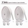 Magnetic Shoe Laces Without Ties Flat Elastic Laces Sneakers Boots No Tie Shoelace Rubber Bands for Shoes Accessories 2Pair