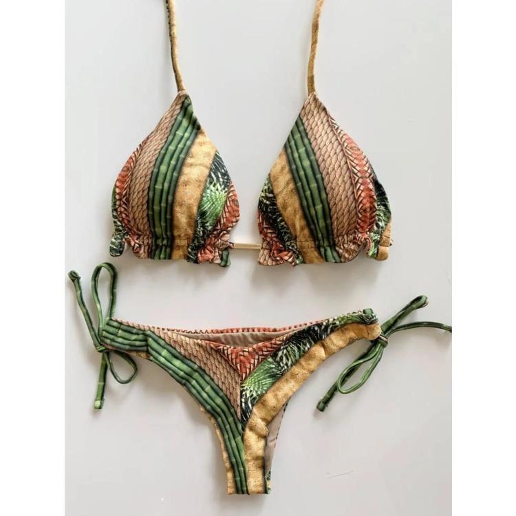 2025 Popular Womens Beachwear Sexy Bikinis Set Hot Sport Swimwear Push-Up Padded Swimsuit Exquisite Bather Swimwear