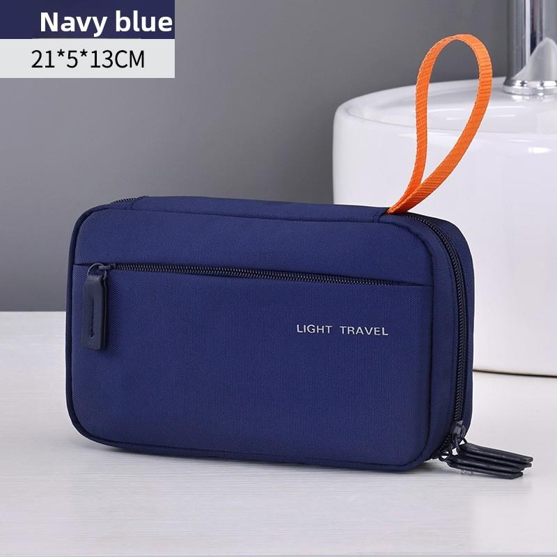 Business Travel Toiletry Bag With Oxford Cloth Material For Portable Organizing On Commutes