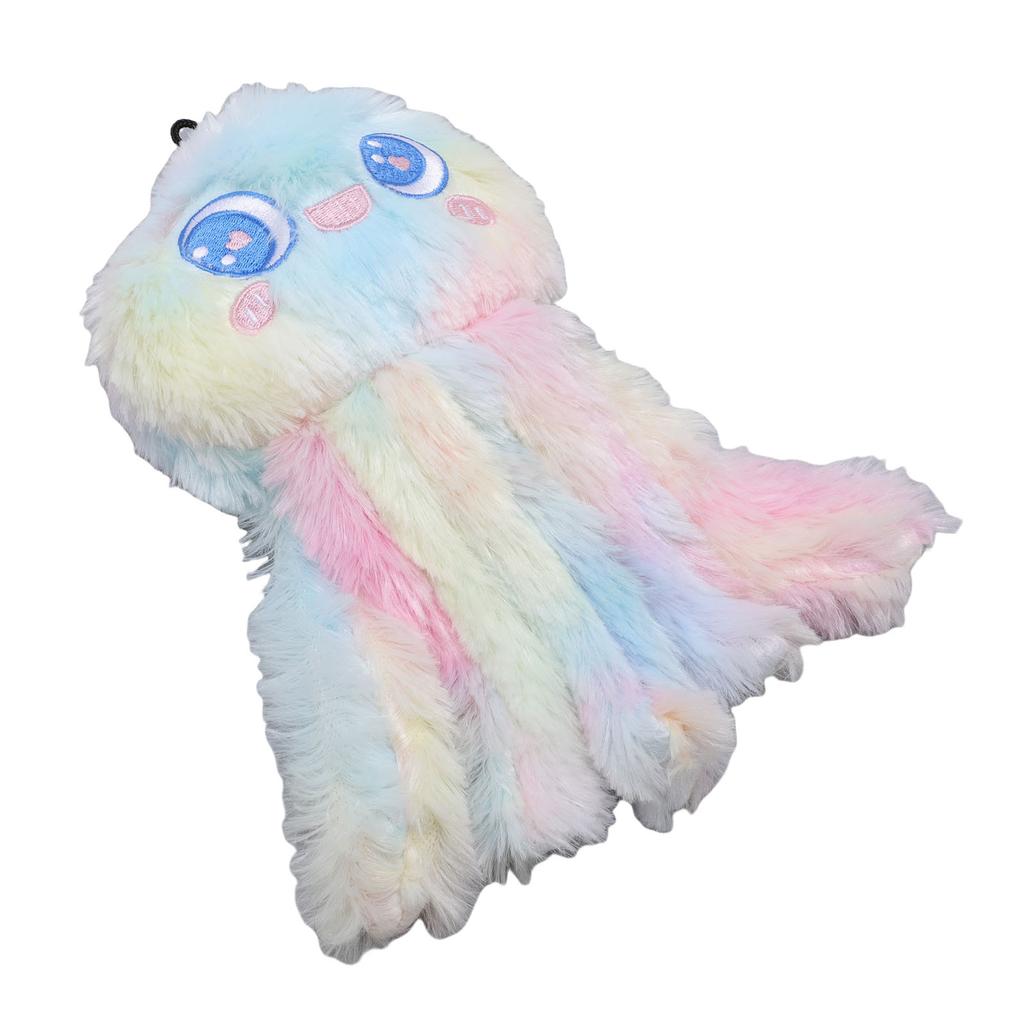 Plush Dog Squeaky Toy Shape Stress Relief Stuffed Dog Teething Chewing Toy For Medium Large Dog