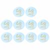 10Pcs Gender Reveal Button Pins Tinplate Baby Shower Party Favors Decoration Supplies