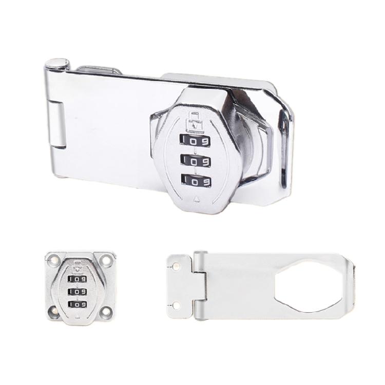 

Easy Installion Without Key Closet Door Lock with Twist Knob Hasp Latches Convenient for Cabinets and Double Door