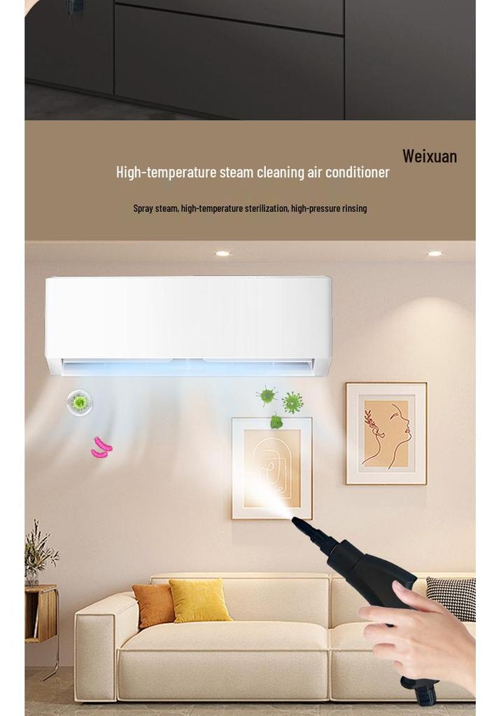 Nettoyeur vapeur haute température Bestseller russe: Lave-linge multi-usages pour climatiseur et appareils ménagers