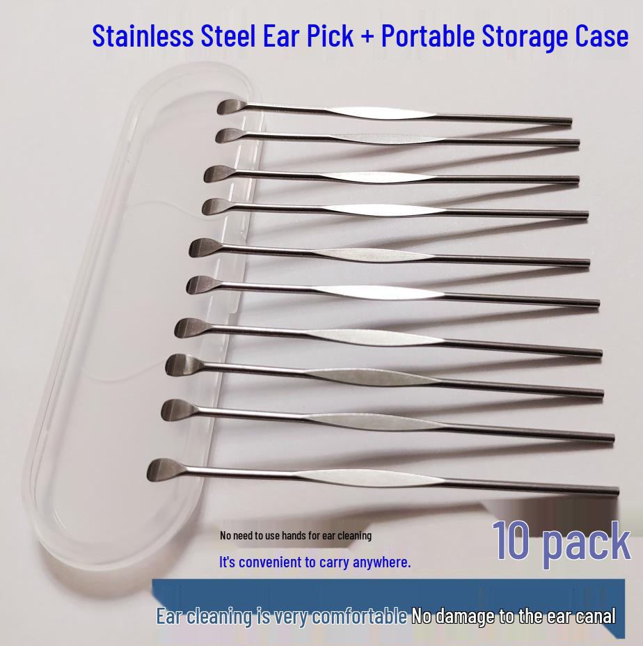 Stainless Steel Ear Cleaning Tool Set for Men and Women