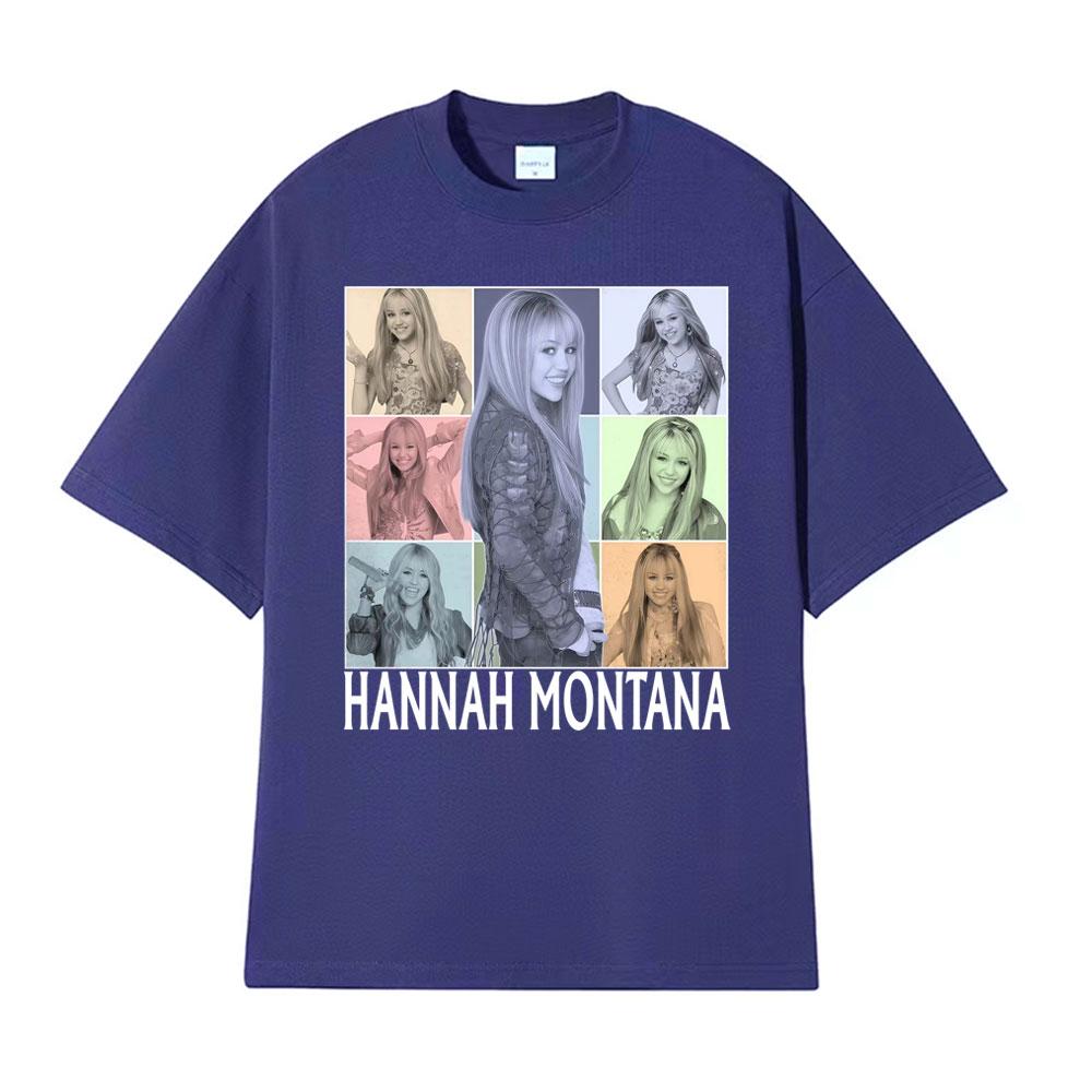Limited Vintage Hannah Montana Mutil Style Tshirts Men Women Fashion High Quality Cool T Shirt Summer Pop Art Oversized Tshirt