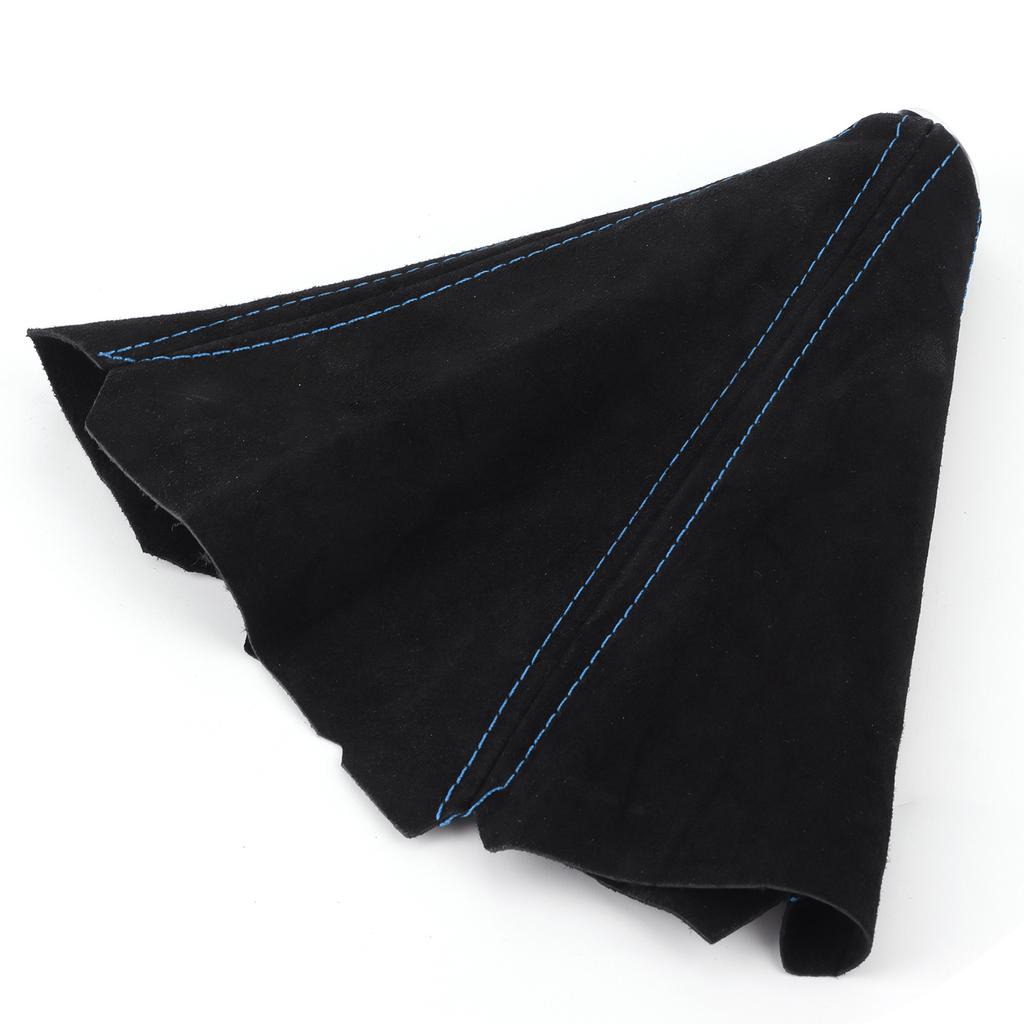 Schalthebel Staubschutzmanschette Gamasche Auto Innenraum Wildleder Universal für die meisten Fahrzeuge Blaue Naht