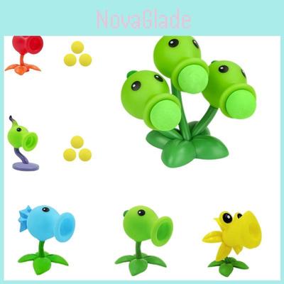 Plant Vs. Zombie Toy Olive Machine Gun With Pea Clip And Corn Shooter Accessories