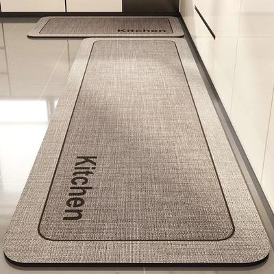 Teppich für Küche Saugfähige Fußmatte PVC Rutschfest Eingang Fußmatte Badezimmer Toilettenbereich Teppich Rutschfest Alfombra De Cocina