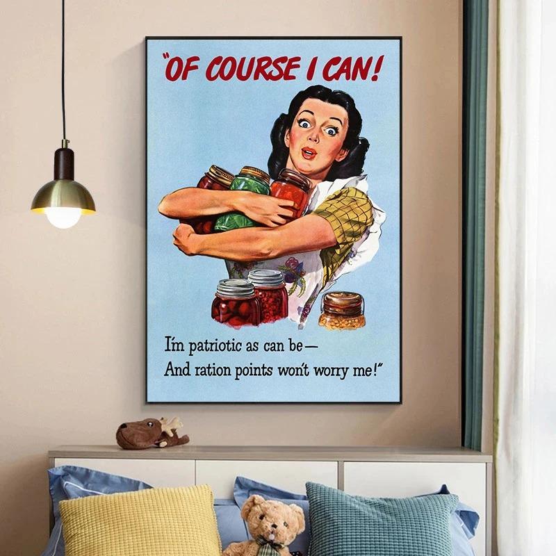 

Картины на холсте в американском стиле в стиле ретро, вкусные постеры и принты с едой, настенное искусство, картина для украшения стен в гостиной, Cuadros 21cm×30cm NoFrame