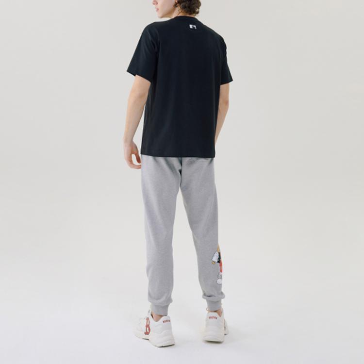 New MLB Knitted Sweatpants Unisex Gray 31TPK1031-43M