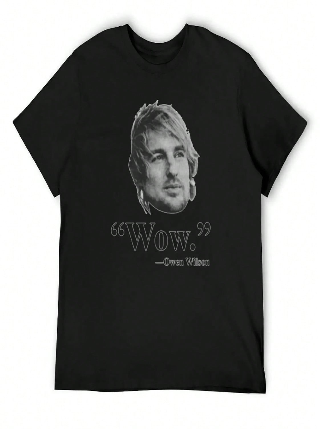 Owen Wilson WOW T-Shirt Vintage Clothes Shirts Graphic Tee Anime Shirt unisex Workout Shirts S