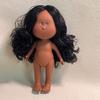24cm Girls Toy Curly Hair Bean Eye Vinyl Doll Dress Up Dark Skin Mia Potato Dolls Movable Action Figure Body Children Gift Poseable Articulated Scale