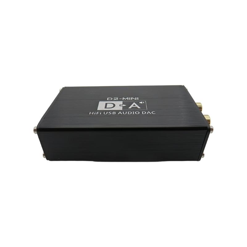 Compactly Plugs and Play Metal USB Decoders Sound Card Delivers Studio Quality Audios for DJs Audiophiles ES9018K2M