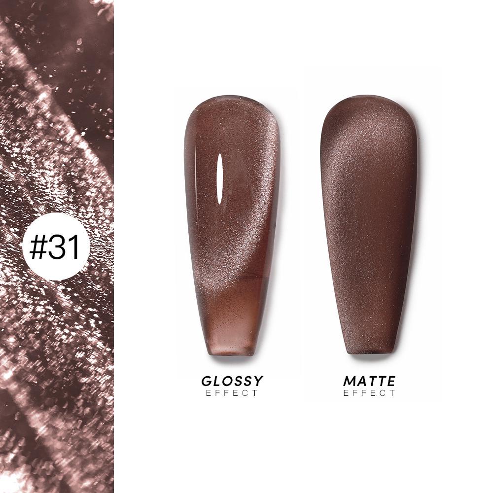 2024 Trendy 36-Color Cat Eye Nail Gel Set - Sparkly UV Gel for Salon Use
