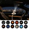 Night Light for Kids 2 In 1 Star Projector Light, USB Space Nebula Lamp with 360 Projection Nursery Degree Rotating Film, Car Interior Home