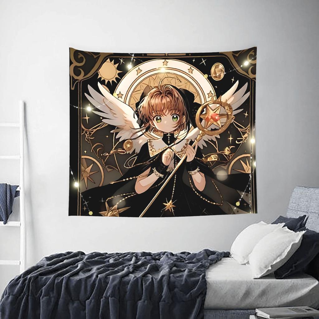 Anime Cardcaptor Sakura Cutecore Tapestry Wall Hanging Blanket Tapestry Home Decor Items Wall Decorations