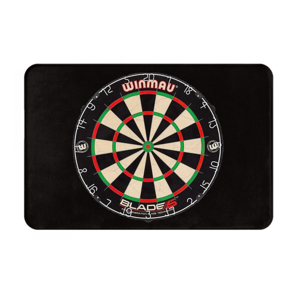 Winmau Blade Dartscheibe Anti-Rutsch Fußmatte Bodenmatte Abriebfester Teppich Teppich für Kücheneingang Badezimmer Wohnzimmer Fußabtreter Matten