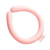 Neck Cooling Tube Reusable Hands Free Wearable Cooling Neck Wrap for Summer Outdoor Pink