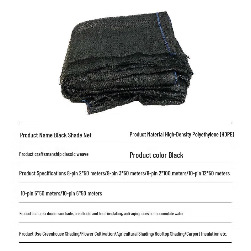 Shou Li Zhan Shen Thickened Black Sunshade Net