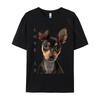 Maglietta Pinscher Nano Mamma Papà del Cane T-shirt Amore Cucciolo Magliette per Animali Domestici Ultimo Modello Camisa Manica Corta Magliette Unisex Top Casual T-shirt