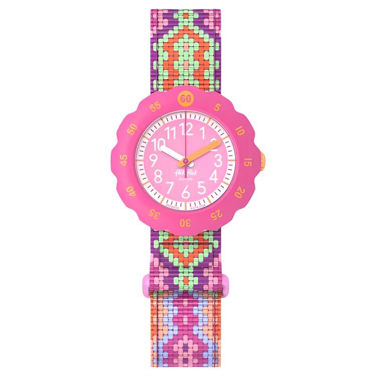 SWATCH Kids Flik Flak Watch ZFPSP072 Pink Watch Dial