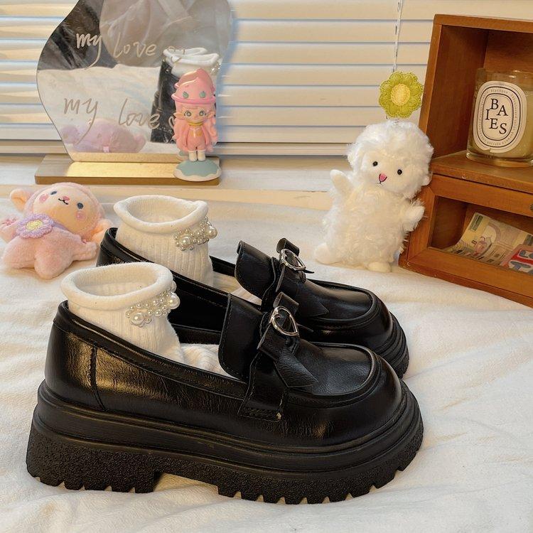 

Массивные лоферы женские Лолита Мэри Джейн лоферы Туфли для женщины весенние на платформе женские лоферы винтажные мягкие слипоны оксфорды 4.5 чёрный