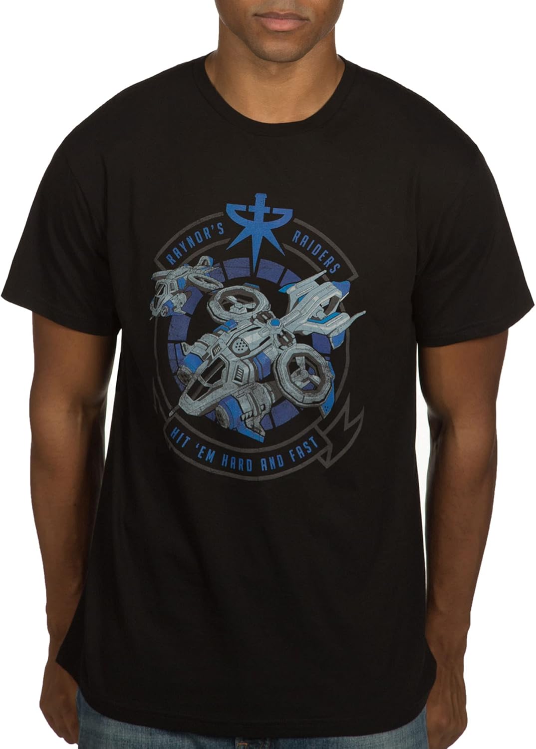 JINX Heroes of The Storm Raynor s Raiders Men s Gamer Graphic T-Shirt S разноцветный
