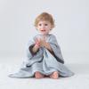 Children's Cotton Gauze Hooded Poncho Bath Towel - Absorbent Wearable Swim Wrap