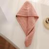 Dry Hair Cap Female Thickened Absorbent Double-layer Coral Fleece Bag Head Towel Pineapple Grid Shower Cap Hair Towel